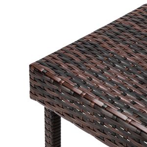 4 sedie da bar con sfumatura di colore marrone - Product Image 3