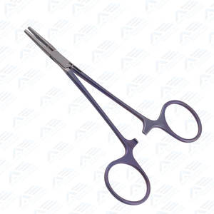 Instrumentos quirúrgicos delicados y suaves de 5 pulgadas, acero inoxidable, titanio de alta calidad, soporte de aguja Halsey, Tc dentado - Product Image 4