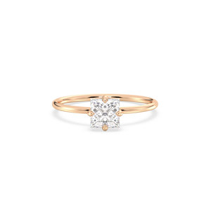 REYES Reasonable Price GRA Certified 925 Sterling Silver Princess Cut 0.9 Carat Moissanite Rings For Women Fine Jewelry - Product Image 2