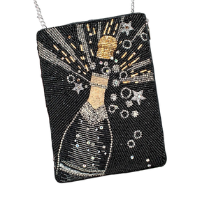 Sac à bandoulière de luxe en coton perlé avec fermeture éclair pour femme, idéal pour les soirées décontractées et les fêtes, disponible au prix d'usine – Exportateur indien - Product Image 4