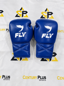 Guantes de boxeo personalizados de color azul profundo, hechos a medida, de cuero genuino de vaca, profesionales para sparring y entrenamiento, unisex. - Product Image 3