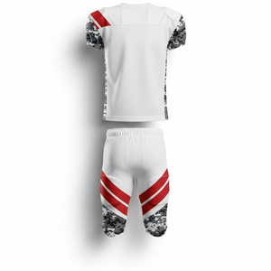 ชุดอเมริกันฟุตบอลแบบสั่งทำพิเศษ พิมพ์ลายแบบ Sublimation คุณภาพสูง ชุดกีฬาทีม แห้งเร็ว ชุดอเมริกันฟุตบอลครบชุด - Product Image 3