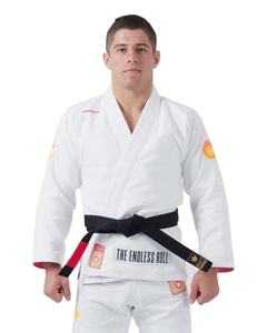 Uniforme de karaté professionnel unisexe, impression personnalisée sur le devant, prix bas, 100% coton, respirant, léger, style grappling - Product Image 1