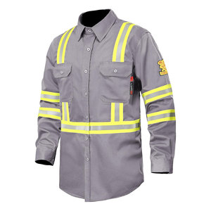 Custom Unisex <b>Welding</b> <b>Shirts</b> FR Flame Retardant Welder Workwear Lightweight Fire Resistant Quick Dry UV Printed Long Sleeve - Product Image 1