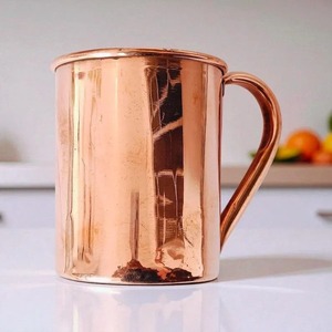 Mug de fête en cuivre martelé, écologique, nouveau design, fait main, personnalisable, vente en gros, fabrication indienne, tendance métallique - Product Image 3