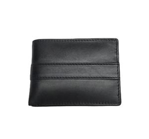 Classic Nappa <b>Leather</b> <b>Wallet</b> Anti Theft RFID Credit <b>Card</b> Cash Slim Bifold Purse Custom Logo <b>Man</b> Selling Bulk Export India Supply - Product Image 1