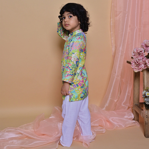 Conjunto de Kurta y Pijama para Niños de Alta Calidad con Estilo Clásico y Contemporáneo para Niños, Ropa Festiva a Precio de Mayoreo - Product Image 2