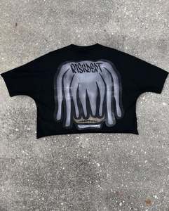 T-shirt surdimensionné pour homme en coton 100% lourd, épaules tombantes, style streetwear - Product Image 5