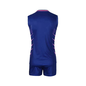 2026 New Team Number Manufacturer Elastic Polyester Volleyball Uniform Shirt Jersey for Unisex Short Sleeve Printed Custom Logo - Product Image 3