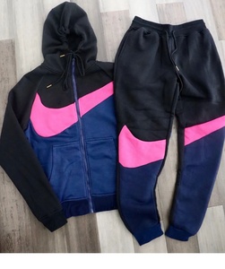 Survêtement en molleton pour hommes, tenue unisexe de Jogging à fermeture éclair, Logo personnalisé, vente en gros - Product Image 6
