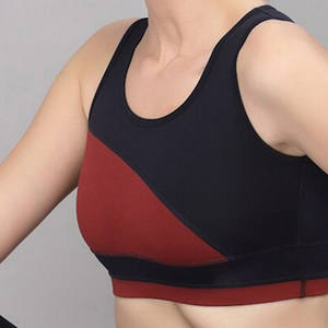 Sujetador Deportivo para Mujer, Ligero, Sin Costuras, con Soporte Alto, Logotipo Frontal, para Yoga y Entrenamiento, con Relleno, Tirantes Ajustables, Transpirable - Product Image 4