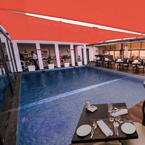 Tenda Parasole Rettangolare 20x23 Rosso Anguria Elegante per Esterni - Categoria Tende e Reti Ombreggianti - Product Image 4