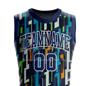 เสื้อบาสเก็ตบอลทีม OEM สไตล์ใหม่ ชุดบาสเก็ตบอลเยาวชนอเมริกันที่ใส่สบาย ราคาขายส่ง - Product Image 4