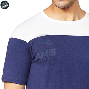 T-shirt homme personnalisé de haute qualité, poids lourd, 100% coton, col ajustable, nouvelle arrivée. - Product Image 3