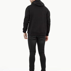 Sudadera Ligera de Invierno para Hombre, 100% Algodón, con Estampado Gráfico de Doble Cara, Capucha con Cordón Ajustable, Cómoda - Product Image 3