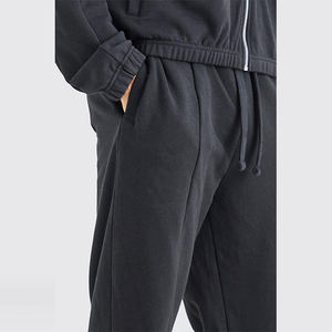 Nouveau pantalon de jogging pour hommes, style baggy à cordon de serrage, coupe régulière, en coton épais 280 g/m², grande taille, OEM, vente en gros - Product Image 6
