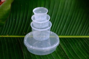<b>Clear</b> PP Disposable Sauce Cup 1oz with Leak Proof Lid, Custom Colors, OEM ODM, Sample Available, Vietnam - Product Image 3