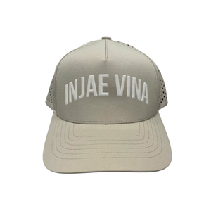 Baseball Cap 5 Panel Wholesale Letter Custom Logo Beige Embroidered Mesh Letter Casual Adult Sports Cap - Product Image 6