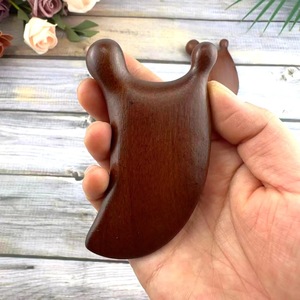 Eco-Friendly Rustic Wooden Gua Sha <b>Face</b> Massager with Solid Acacia Wood Crafts for Muscle Relaxation-New Year Gift - Product Image 1