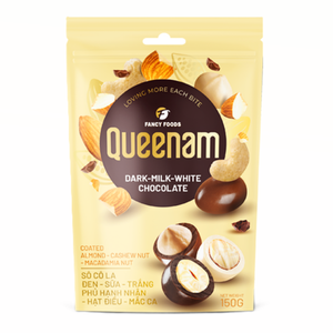 Hot Sale Competitive Price Dragee Chocolate HALAL OEM/ODM 150G Mix Chocolate Coated Almond Cashew <b>Macadamia</b> <b>Nuts</b> Snacks Candy - Product Image 1