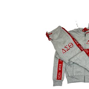 Ensemble survêtement unisexe décontracté en molleton respirant vintage lourd personnalisé à motif de lettres pour l'hiver, vêtements universitaires - Product Image 3