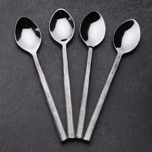 Heavy Gauge Metal <b>Spoon</b> Set Premium Quality Tableware for Daily Use - Product Image 4