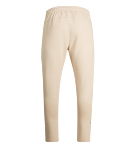 <b>Men's</b> <b>White</b> Sweatpants Elastic Waist Drawstring Casual Joggers Right Leg Logo Knitted Midweight <b>Pants</b> - Product Image 3