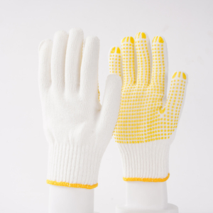 <b>PVC</b> Dotted Safety <b>Gloves</b> for General Maintenance and Hand Protection Support Secure Material Handling - Product Image 1