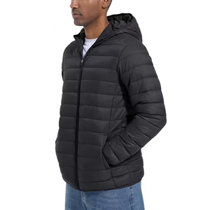 Outdoor Clothing Manufacturer Wholesale Supplier Zipper Hooded Jacket Polyester Filled Casual <b>Coat</b> Lightweight Puffer Down <b>Coat</b> - Product Image 1