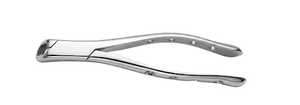Tarrant Global Pince d'extraction dentaire molaire mandibulaire AF2-50, bec à angle de 45°, surface mate, instrument en acier inoxydable - Product Image 5
