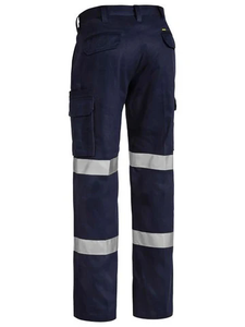 Pantalon de travail cargo réfléchissant en 98 % coton et 2 % élasthanne, respirant, vêtements de travail de protection, pantalon de chantier - Product Image 3