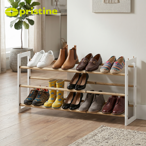 DIY 3 Tier Modern Portable Metal <b>Shoe</b> <b>Storage</b> Shelf <b>Rack</b> Freestanding Design - Product Image 6