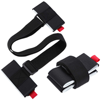 Sangle de fixation pour ski et snowboard en nylon à boucle auto-agrippante, taille réglable, légère et durable, sangle de transport double pour hommes et femmes, vente en gros