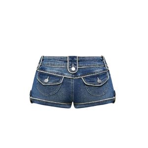 Custom Mens Rhinestones Crosses Denim Shorts Black Washed Crystal Beaded Jorts Y2K Streetwear Gothic Baggy <b>Jean</b> Shorts Hot Pants - Product Image 4