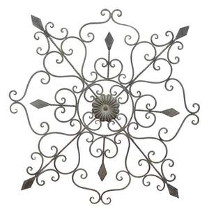 Decoración de Pared para Sala de Estar, Arte de Pared de Metal Galvanizado con Diseño de Flores, Arte de Pared Moderno para Decoración de Habitaciones de Invitados - Product Image 5