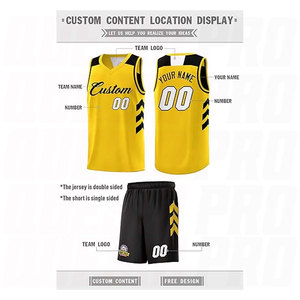 ชุดบาสเก็ตบอลคุณภาพสูง ดีไซน์ทันสมัย ระบายอากาศได้ดี ผ้าไม่เป็นขุย แบบซับลิเมชั่น พร้อมชุดกลับด้านได้ รับผลิตตามสั่งสำหรับทีมกีฬา - Product Image 3