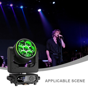 SHEHDS Luz de escenario móvil LED RGB 7×40W con zoom DMX512 para discoteca y club nocturno - Product Image 3