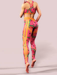 Conjunto de Yoga Ecológico de Alta Calidad para Mujer, Talla Grande, Secado Rápido, Transpirable, Resistente al Viento, 2 Piezas, Cierre Elástico en la Cintura - Product Image 6