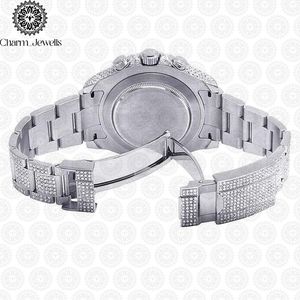 Charm_Jewells Luxury Women Stainless Steel <b>Watch</b> 38mm Analog Quartz Sapphire Crystal <b>Diamond</b> Band Fashion - Product Image 4