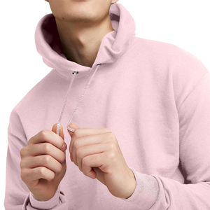 เสื้อฮู้ดดี้พิมพ์ลายตามสั่ง ผลิตจากโพลีเอสเตอร์ 100% สำหรับผู้ชายและผู้หญิง แบบสวมหัว ลายเรียบ ฤดูใบไม้ร่วง ผ้าฟลีซเป็นมิตรกับสิ่งแวดล้อม พร้อมโลโก้ด้านหน้า ขายส่ง - Product Image 2