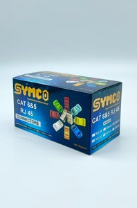 Symco ขั้วต่อ FTP Cat6 SM-6F (ทอง1U) ขั้วต่อเครือข่ายปลั๊กโมดูลาร์อีเทอร์เน็ต8P8C ขั้วต่อเครือข่ายที่มีประสิทธิภาพสูง - Product Image 3