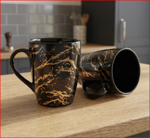 แก้วมัคและถ้วยเซรามิกเคลือบด้าน แก้วกาแฟเซรามิกเนื้อ Bone China ภาชนะใส่เครื่องดื่มแบบใช้ซ้ำได้สำหรับใช้ในบ้าน แก้วมัคเซรามิกแบบคลาสสิก - Product Image 4