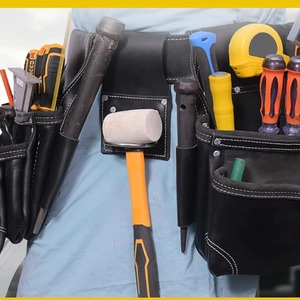 Factory Price Professional Electrical Waist Tool Bag High-Quality Custom-Made Leather Tool Bag For Sale - Product Image 5