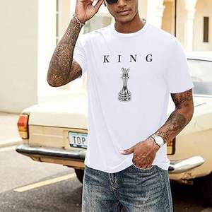 Camisetas Blancas para Hombre al por Mayor, de Alta Calidad, con Efecto Desgastado, Transpirables, Ecológicas, de Spandex/Poliéster, Negras, Extra Grandes, Impresas con DTG - Product Image 6