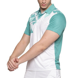 เสื้อโปโลผู้ชายผ้าฝ้ายระบายอากาศดี พิมพ์ลายแบบซับลิเมชั่น ออกแบบเองได้ สำหรับฤดูร้อน เสื้อโปโลผู้ชายทรงพอดีตัว เหมาะสำหรับกอล์ฟ และเสื้อโปโลสำหรับองค์กร - Product Image 4