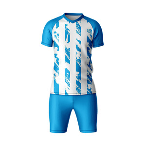 Ensemble de maillots de football sublimés pour hommes, noir, jaune, camouflage, col en V, manches courtes, évacuation de l'humidité, ajusté, pour toutes les saisons - Product Image 2