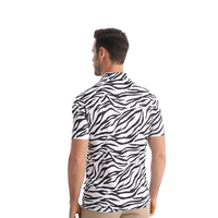 Kain Kanvas Polos Pria untuk Kemeja Lengan Pendek Regular Fit Kasual Rajutan Bernapas Cepat Kering