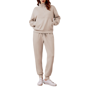 Ensemble de survêtement de luxe 2 pièces pour femme – Style moderne, coupe décontractée, streetwear élégant, qualité supérieure, tenue de détente - Product Image 3