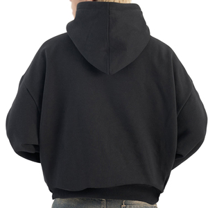 Sweat-shirts à capuche en coton 100% de qualité supérieure avec strass, vêtements décontractés, pull-over, logo et taille personnalisés - Product Image 4