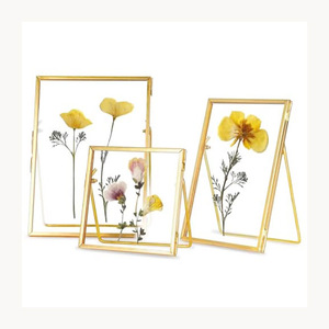 Cadre photo en métal design, élégant, personnalisé, forme rectangulaire moderne, verre durable, cadre photo décoratif - Product Image 2